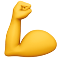 Apple 💪 Muscle Emoji