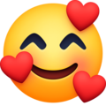 Apple 🥰 Heart Face Emoji
