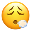 Apple 😮‍💨 Exhale Emoji