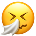 Apple 🤧 Sneezing Emoji