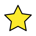 Openmoji⭐ Star Emoji