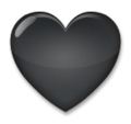 LG🖤 Black Heart Emoji