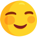 Messenger☺️ Smiley Blushing Emoji