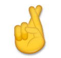 LG🤞 Fingers Crossed Emoji