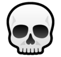 SoftBank 💀 Skull Emoji
