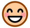 SoftBank 😄 Ecstatic Emoji