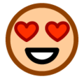 SoftBank 😍 Heart Eyes Emoji