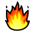 SoftBank 🔥 Fire Emoji