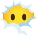 Google 😶‍🌫️ Face in Clouds Emoji