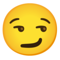 Google 😏 Smirk Emoji