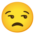 Google 😒 Annoyed Emoji