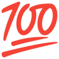 Google 💯 100 Emoji