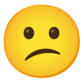 Google 😕 Confused Emoji