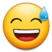 Samsung 😅 Sweat Emoji