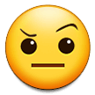 Samsung 🤨 Raised Eyebrow Emoji