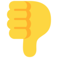 Microsoft 👎 Thumbs Down Emoji