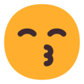 Microsoft 😙 Whistling Emoji