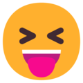 Microsoft 😝 Squinting With Tongue Out Emoji
