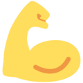 Twitter 💪 Muscle Emoji