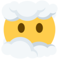Twitter 😶‍🌫️ Face in Clouds Emoji