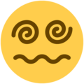 Twitter 😵‍💫 Swirly Eyes Emoji