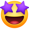 Facebook 🤩 Star Eyes Emoji