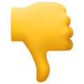 Facebook 👎 Thumbs Down Emoji
