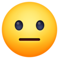 Facebook 😐 Straight Face Emoji