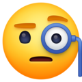 Facebook 🧐 Monocle Emoji