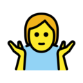 Openmoji¯\_(ツ)_/¯🤷🤷‍♂️🤷‍♀️ Shrug Emoji