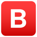 Joypixels 🅱️ B Emoji