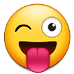 Samsung 😜 Winking Tongue Out Emoji