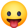 Facebook 😛 Tongue Sticking Out Emoji
