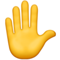 Apple ✋ Hand Emoji