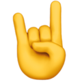Apple 🤘 Rock On Emoji