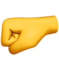 Apple 🤛 Left-Facing Fist Emoji