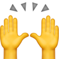 Apple 🙌 Hands Up Emoji