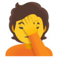Google 🤦🤦‍♂️🤦‍♀️ SMH (Shaking My Head) Emoji Emoji