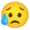 Google 😥 Disappointment Emoji