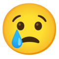 Google 😢 Tear Emoji