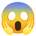 Google 😱 Scream Emoji