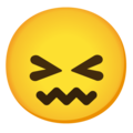 Google 😖 Confounded Emoji