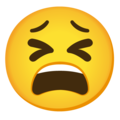 Google 😫 Tired Emoji