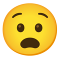 Google 😧 Anguished Emoji