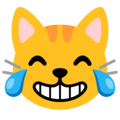 Google 😹 Cat Laughing Emoji