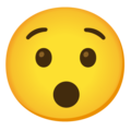 Google 😯 Hushed Face Emoji