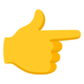 Google 👉 Point Emoji