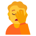Microsoft 🤦🤦‍♂️🤦‍♀️ SMH (Shaking My Head) Emoji Emoji