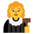 Microsoft 👩‍⚖️🧑‍⚖️‍📝 Lawyer Emoji