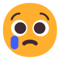 Microsoft 😢 Tear Emoji